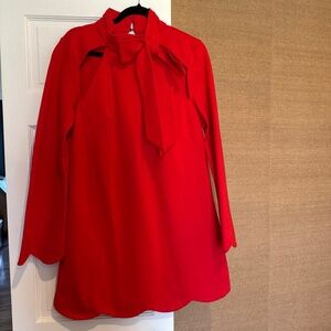 Maeve Tie Neck detail dress